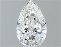 Natural Diamond 0.70 Carats, Pear with  Cut, H Color, VVS2 Clarity and Certified by IGI