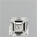 Diamante Natural 2.01 quilates, Asscher , Color H, claridad VS2 y certificado GIA