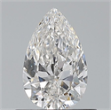 Diamante Natural 0.55 quilates, De pera , Color G, claridad VVS1 y certificado GIA