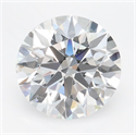 Lab Grown Diamond 2.06 Carats, Round with Ideal Cut, D Color, IF Clarity and Certified by IGI