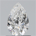 Diamante Natural 0.70 quilates, De pera , Color E, claridad VVS2 y certificado GIA