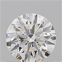 Natural Diamond 0.74 Carats, Round with Excellent Cut, E Color, IF Clarity and Certified by GIA