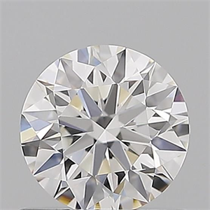 Picture of Natural Diamond 0.74 Carats, Round with Excellent Cut, E Color, IF Clarity and Certified by GIA