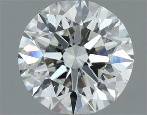 Picture of Natural Diamond 0.70 Carats, Round with Excellent Cut, I Color, VVS2 Clarity and Certified by IGI