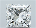 Natural Diamond 1.00 Carats, Princess with  Cut, I Color, VS2 Clarity and Certified by GIA