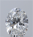 Natural Diamond 0.40 Carats, Oval with  Cut, E Color, VS1 Clarity and Certified by GIA