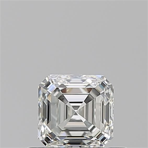 Foto Diamante Natural 0.51 quilates, Asscher , Color I, claridad VVS1 y certificado GIA de