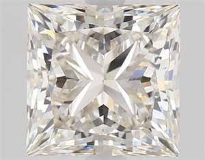 Picture of Natural Diamond 1.73 Carats, Princess with  Cut, J Color, VS1 Clarity and Certified by GIA