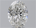Natural Diamond 3.01 Carats, Oval with  Cut, E Color, SI2 Clarity and Certified by GIA