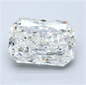 Natural Diamond 2.02 Carats, Radiant with  Cut, I Color, VS2 Clarity and Certified by GIA