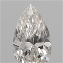 Natural Diamond 0.18 Carats, Pear with  Cut, G Color, VS1 Clarity and Certified by IGI