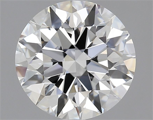 Picture of Natural Diamond 2.41 Carats, Round with Excellent Cut, E Color, FL Clarity and Certified by GIA