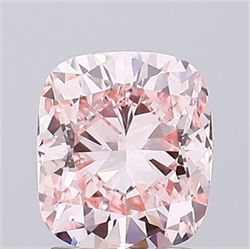 Picture of Lab Grown Diamond 2.03 Carats, CUSHION MODIFIED with  Cut, Fancy Intense Pink Color, VS1 Clarity and Certified by IGI