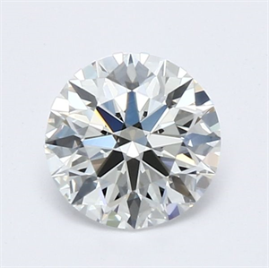 Foto Diamante Natural 0.50 quilates, Redondo , Color H, claridad IF y certificado GIA de