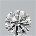 Natural Diamond 0.70 Carats, Round with Excellent Cut, J Color, SI1 Clarity and Certified by GIA