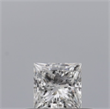 Natural Diamond 0.24 Carats, Princess with  Cut, F Color, VVS1 Clarity and Certified by GIA