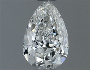 Foto Diamante Natural 0.50 quilates, De pera , Color G, claridad SI1 y certificado GIA de