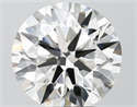 Del inventario de diamantes de laboratorio, 5.00 quilates, Redondo , Color F, claridad VVS2 y certificado IGI