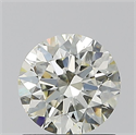 Natural Diamond 1.01 Carats, Round with Excellent Cut, L Color, SI1 Clarity and Certified by GIA