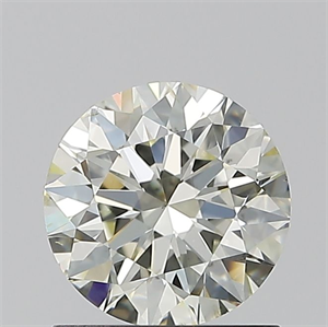 Picture of Natural Diamond 1.01 Carats, Round with Excellent Cut, L Color, SI1 Clarity and Certified by GIA