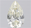 Natural Diamond 1.17 Carats, Pear with  Cut, K Color, SI1 Clarity and Certified by IGI