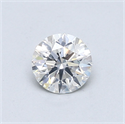 Diamante Natural 0.55 quilates, Redondo , Color H, claridad SI1 y certificado GIA