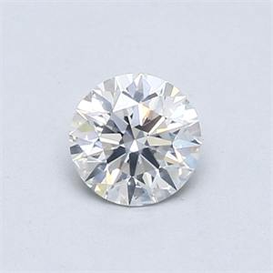 Foto Diamante Natural 0.55 quilates, Redondo , Color H, claridad SI1 y certificado GIA de