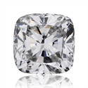 Natural Diamond 0.59 Carats, Cushion with  Cut, D Color, VVS1 Clarity and Certified by GIA