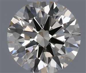 Picture of Natural Diamond 0.41 Carats, Round with Excellent Cut, L Color, VVS2 Clarity and Certified by GIA