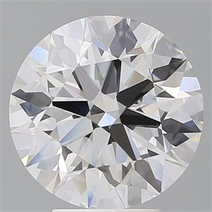 Picture of Lab Grown Diamond 4.56 Carats, Round with Ideal Cut, E Color, VVS2 Clarity and Certified by IGI