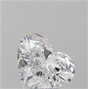 Natural Diamond 5.01 Carats, Heart with  Cut, D Color, IF Clarity and Certified by GIA