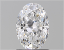 Natural Diamond 1.26 Carats, Oval with  Cut, D Color, VS1 Clarity and Certified by GIA