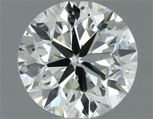 Foto Diamante Natural 0.70 quilates, Redondo , Color J, claridad SI1 y certificado IGI de