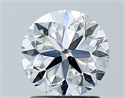 Diamante Natural 1.51 quilates, Redondo , Color E, claridad SI1 y certificado GIA