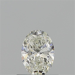 Picture of Natural Diamond 0.50 Carats, Oval with  Cut, I Color, SI1 Clarity and Certified by GIA