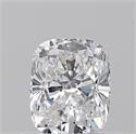 Natural Diamond 0.51 Carats, Cushion with  Cut, D Color, VS2 Clarity and Certified by GIA
