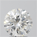 Natural Diamond 2.09 Carats, Round with Excellent Cut, I Color, SI2 Clarity and Certified by GIA