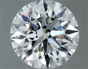Picture of Natural Diamond 0.90 Carats, Round with Excellent Cut, H Color, VS1 Clarity and Certified by GIA
