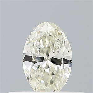 Picture of Natural Diamond 0.23 Carats, Oval with  Cut, I Color, VVS1 Clarity and Certified by IGI