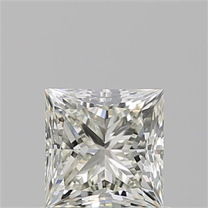Picture of Natural Diamond 0.90 Carats, Princess with  Cut, K Color, VS2 Clarity and Certified by GIA