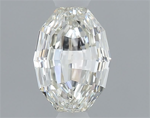 Foto Diamante Natural 0.50 quilates, Ovalado , Color J, claridad SI1 y certificado GIA de