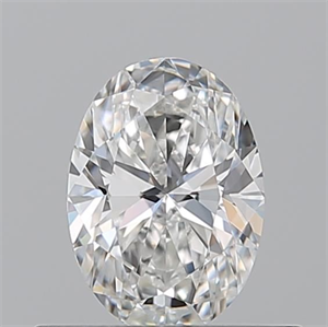 Picture of Natural Diamond 0.50 Carats, Oval with  Cut, F Color, VVS1 Clarity and Certified by GIA