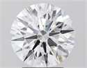 Lab Grown Diamond 2.90 Carats, Round with Ideal Cut, D Color, VVS1 Clarity and Certified by IGI