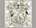 Natural Diamond 1.00 Carats, Princess with  Cut, J Color, VVS1 Clarity and Certified by IGI