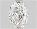 Natural Diamond 0.60 Carats, Oval with  Cut, E Color, VVS2 Clarity and Certified by GIA