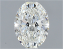 Diamante Natural 0.50 quilates, Ovalado , Color H, claridad I1 y certificado GIA