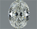 Natural Diamond 1.02 Carats, Oval with  Cut, H Color, VVS1 Clarity and Certified by IGI