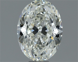 Picture of Natural Diamond 1.02 Carats, Oval with  Cut, H Color, VVS1 Clarity and Certified by IGI