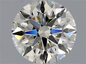 Picture of Natural Diamond 0.71 Carats, Round with Excellent Cut, L Color, SI2 Clarity and Certified by GIA