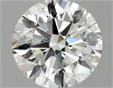 Lab Grown Diamond 1.50 Carats, Round with Excellent Cut, G Color, VVS2 Clarity and Certified by IGI